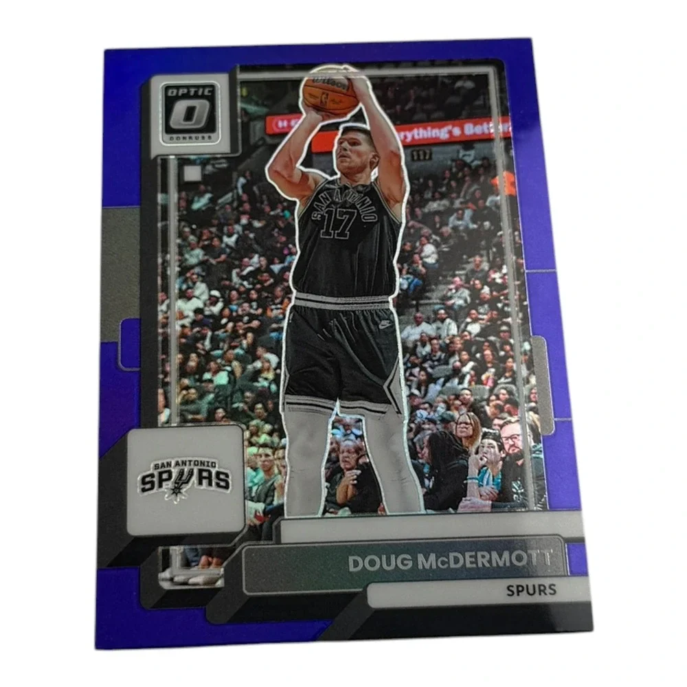2022-23 Panini Donruss Optic Doug McDermott Purple Prizm San Antonio Spurs #197